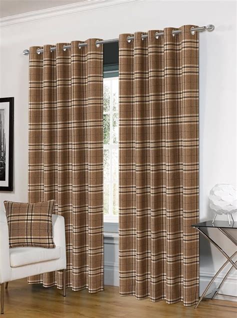 beige plaid curtains|beige plaid curtains uk.